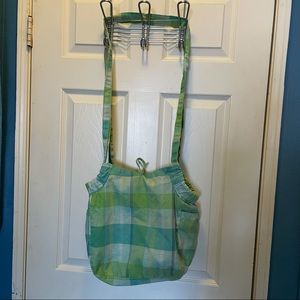 Green Plaid Shoulder Bag